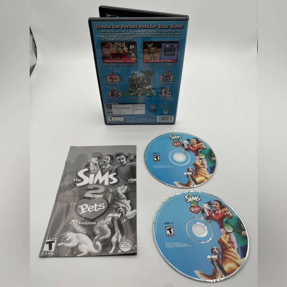 The Sims 2 Pets Expansion Pack - PC Game with Blue Cover